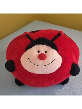 Ms. Ladybug Pillow Pet version2010 VTG first edition retired  shaggy excellent